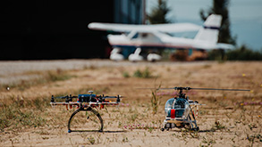 modellino ultraleggero ed elicottero per il corso di aeromodellismo Sibarifly